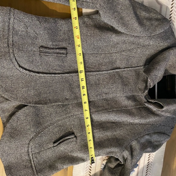 Zara Gray Belted Blazer - Picture 10 of 16